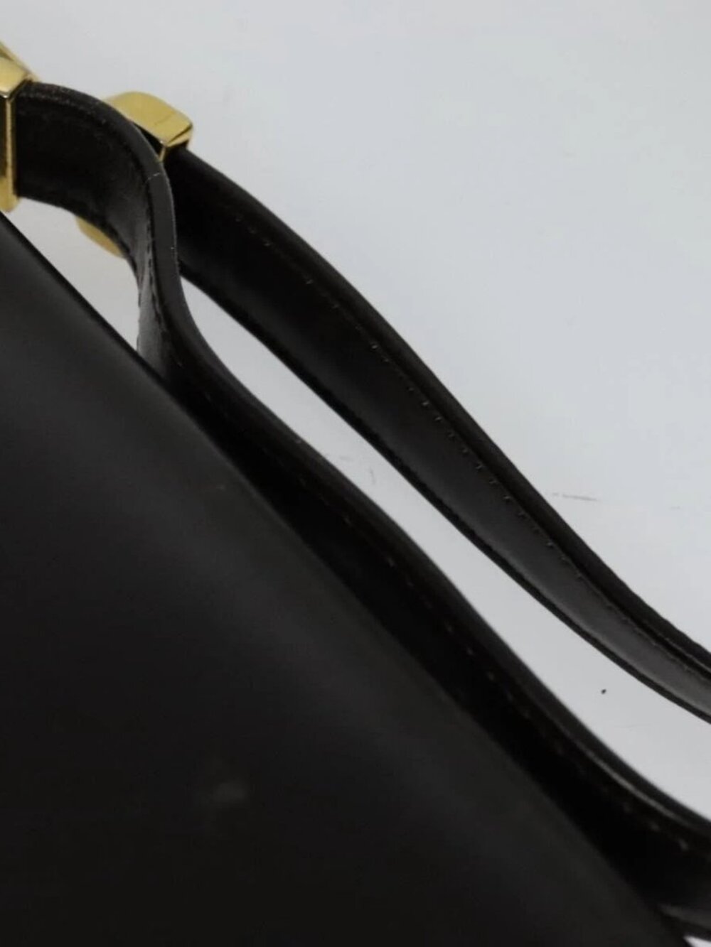 Christian Dior Shoulder Bag Leather Brown Gold Auth 126374 - Picture 10 of 16